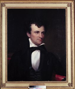 John Howard Payne olej na płótnie autorstwa Cephas Giovanni Thompson