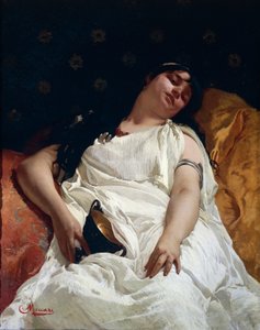 Bachantka, Cesare Maccari (1840-1919), olej na płótnie