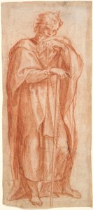 Eleazar, studium do fresku w Kaplicy Sykstyńskiej, Santa Maria Maggiore, Rzym