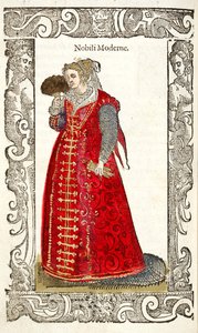 Nowoczesna szlachta. Od: De gli habiti ancient et modern, 1598