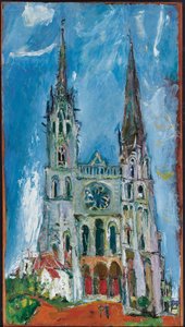 Katedra w Chartres, 1933 autorstwa Chaim Soutine