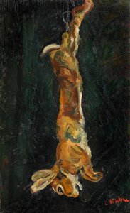 Zając wiszący, ok. 1923 r. autorstwa Chaim Soutine