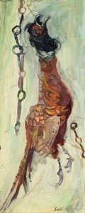 Bażant wiszący, ok. 1925-30 (olej na płótnie) autorstwa Chaim Soutine