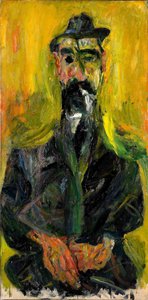 Człowiek w kapeluszu, ok. 1919. autorstwa Chaim Soutine