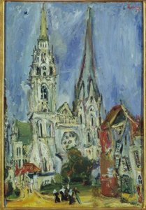 Katedra w Chartres autorstwa Chaim Soutine