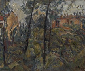Pejzaż z domami, ok. 1930 r. 1918 autorstwa Chaim Soutine