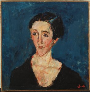 Portret Madalaine Castaing, ok. 1928 autorstwa Chaim Soutine