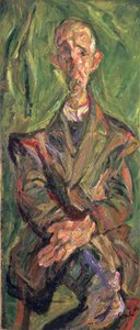Portret mężczyzny, ok. 1921 autorstwa Chaim Soutine