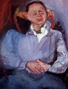 Portret rzeźbiarza Oscara Miestchaninoffa. Obraz Chaima Soutine