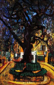 Rynek w Vence, 1929, autorstwa Chaim Soutine