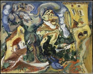 Wieś, ok. 1923 autorstwa Chaim Soutine