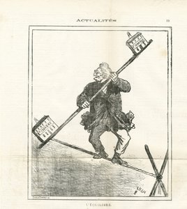 Ilustracja Chama (1819-1879) w Le Charivari autorstwa Amédée de Noé