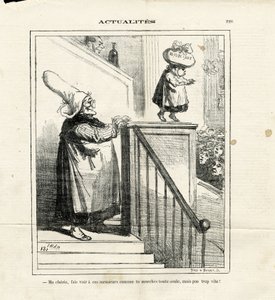 Ilustracja Chama (1819-1879) w Le Charivari autorstwa Amédée de Noé