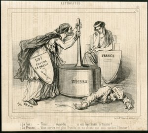 Ilustracja Chama (1819-1879) w Le Charivari
