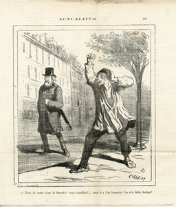 Ilustracja Chama (1819-1879) w Le Charivari autorstwa Amédée de Noé