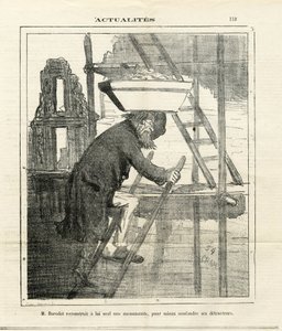 Ilustracja Chama (1819-1879) w Le Charivari autorstwa Amédée de Noé