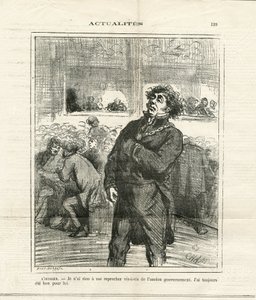 Ilustracja Chama (1819-1879) w Le Charivari autorstwa Amédée de Noé