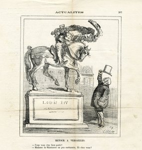 Ilustracja Chama (1819-1879) w Le Charivari autorstwa Amédée de Noé