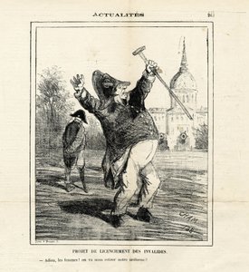 Ilustracja Chama (1819-1879) w Le Charivari autorstwa Amédée de Noé