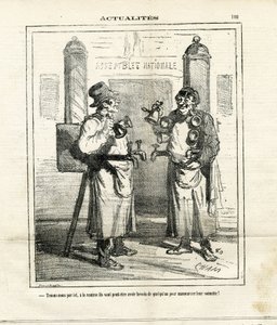 Ilustracja Chama (1819-1879) w Le Charivari autorstwa Amédée de Noé