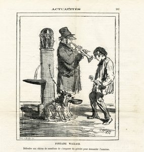 Ilustracja Chama (1819-1879) w Le Charivari autorstwa Amédée de Noé