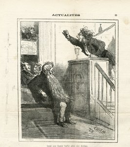 Ilustracja Chama (1819-1879) w Le Charivari autorstwa Amédée de Noé