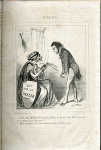 Ilustracja Chama (1819-1879) w Le Charivari autorstwa Amédée de Noé