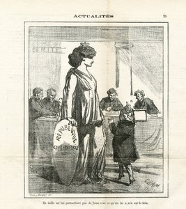 Ilustracja Chama (1819-1879) w Le Charivari autorstwa Amédée de Noé