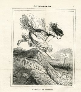 Ilustracja Chama (1819-1879) w Le Charivari autorstwa Amédée de Noé