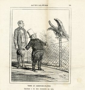 Ilustracja Chama (1819-1879) w The Charivari autorstwa Amédée de Noé