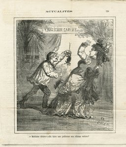 Ilustracja Chama (1819-1879) w The Charivari autorstwa Amédée de Noé