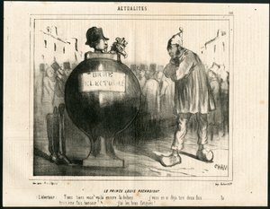 Le Charivari, Satyryczne w B & W autorstwa Amédée de Noé