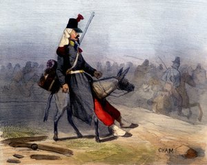 Ci Arabowie: ciężko, że nie chcą zostawić nas samych w domu – w „A la guerre comme à la guerre” Chama, deb. 19 wiek