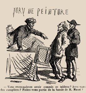 Czy przyznajesz się do namalowania tego obrazu Czy masz jakichś wspólników Czy ty..., 1868.