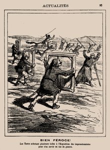 Srogi! Turcy kupują kilka prac na wystawie impresjonistów..., 1877.