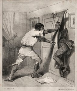 Wierzyciel w pośpiechu, 1840. autorstwa Cham
