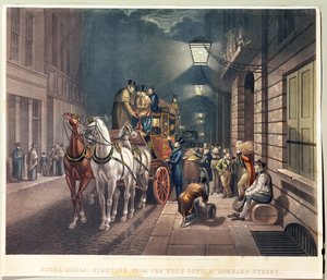 Royal Mails zaczynając od poczty, Lombard Street autorstwa Charles Hunt