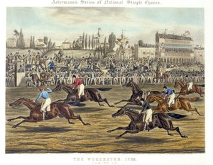The Worcester: Coming In, grawerowane przez Charlesa Hunta (kolor lito) autorstwa Charles Hunt