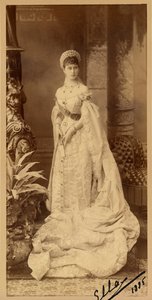 Elisabeth Fiodorovna de Russie (Elisabeth de Hesse Darmstadt) (1864-1918) - Portret wielkiej księżnej Elizavety Fiodorovny (1864-1918), księżniczki Elżbiety Heskiej i nad Renem, autorstwa Bergamasco, Karola (Karla) (1830-1896). Fotografia żelatynowa srebrn autorstwa Charles Bergamasco