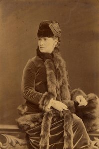 Marie Pavlovna Romanova - Wielka Księżna Maria Pawłowna Rosji (1854-1920), autorstwa Bergamasco, Karola (Karla) (1830-1896). Zdjęcie albuminy, ok. 1880. Rosyjskie Państwowe Archiwum Filmowe i Fotograficzne, Krasnogorsk