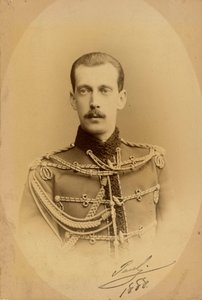 Portret wielkiego księcia Pawła Aleksandrowicza Rosji (1860-1919) autorstwa Charles Bergamasco