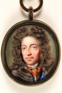 Wilhelm III (akwarela na welinie) autorstwa Charles (attr.to) Boit