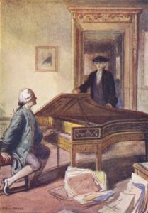 Mozart i tajemniczy nieznajomy (kolor lito) autorstwa Charles A. Buchel