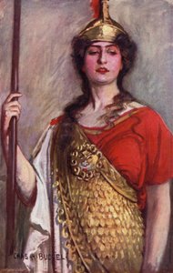 Pallas Athene, Miss Constance Collier (kolor lito)