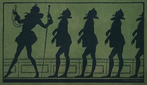 Dwunasta Noc: Malvolio (kolor lito) autorstwa Charles A. Buchel