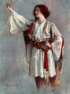 Twelfth Night: Viola, Miss Lily Brayton (kolor lito) autorstwa Charles A. Buchel