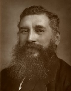 Joseph Knight, brytyjski pisarz i krytyk teatralny, 1884 autorstwa Charles A. Long