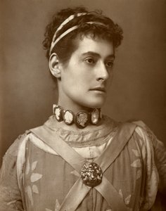 Myra Holme, brytyjska aktorka, 1884 autorstwa Charles A. Long