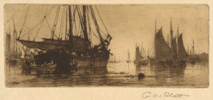 Łodzie rybackie autorstwa Charles A. Platt
