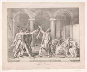 Eed z Horatii Les Horaces (tytuł na obiekcie) autorstwa Charles Achille D